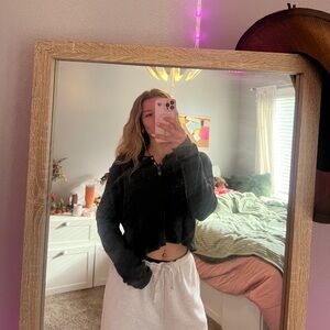 Pacsun cropped Henley sweater